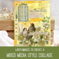 Mixed Media Style Collage PSE Tutorial