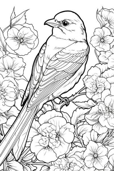 8 Bird Coloring Pages! - The Graphics Fairy