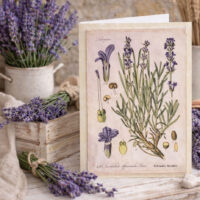 Handmade Mother's Day Card with Lavender