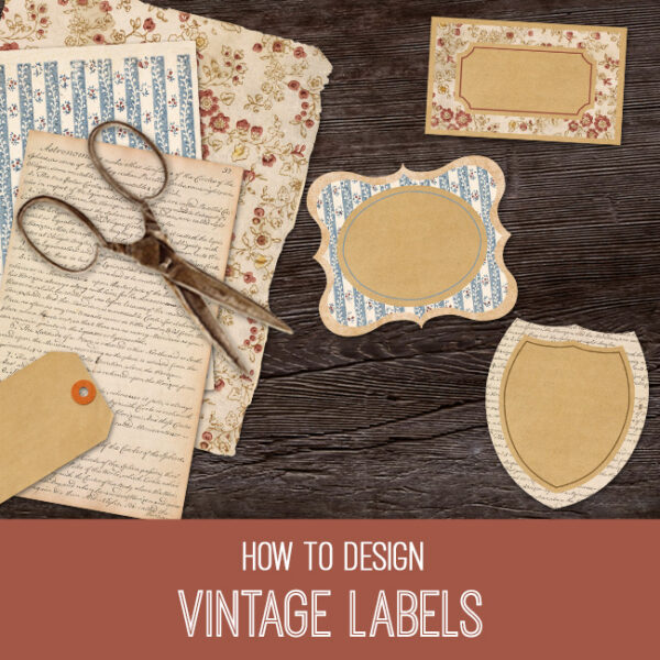 How to Design Vintage Labels PSE Tutorial