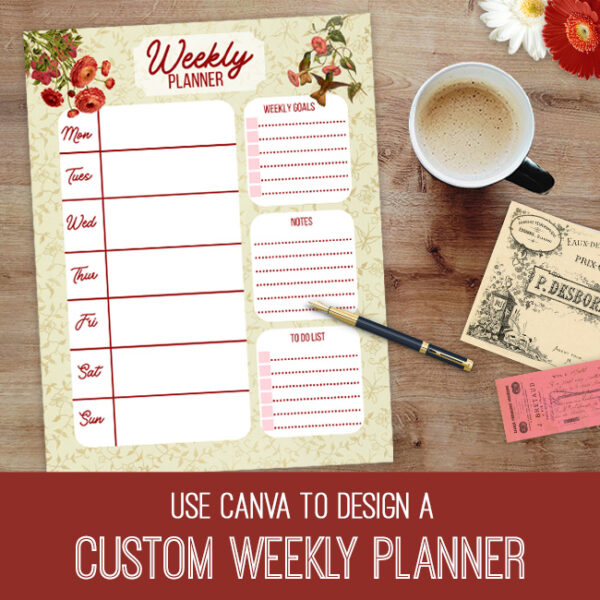 Custom Weekly Planner Tutorial for Canva