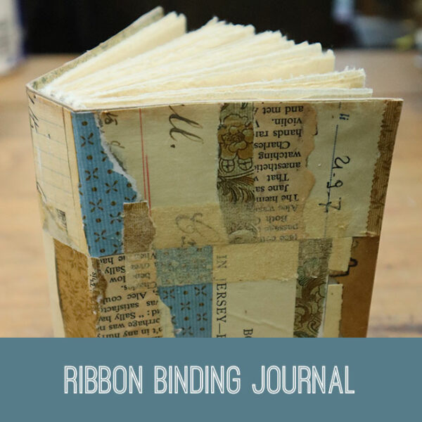 Ribbon Binding Journal Craft Tutorial