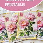 Floral Gift Tags Pin