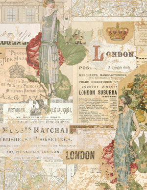 London's Treasures printable paper