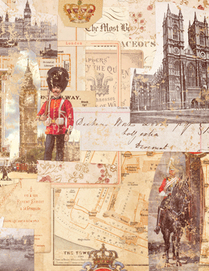 London's Treasures printable paper