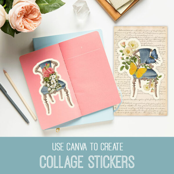 Use Canva to Create Collage Stickers Tutorial