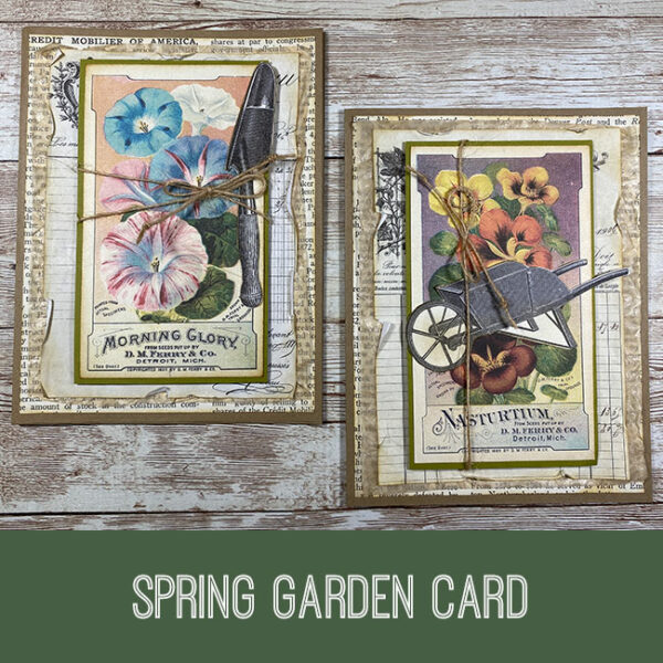 Spring Garden Card Craft Tutorial