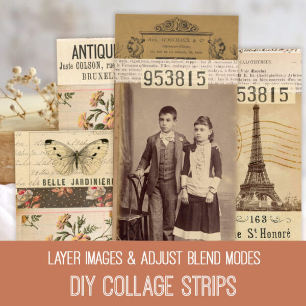 DIY Collage Strips PSE Tutorial