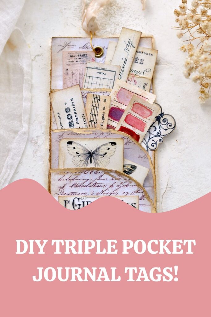 Triple Pocket Journal Tags Pin