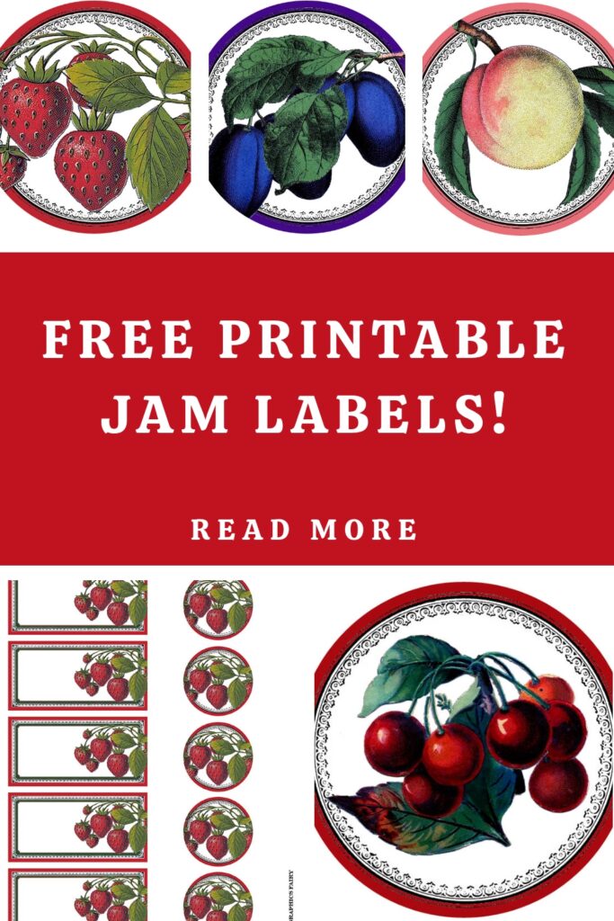 Free Jam & Jelly Labels Pin