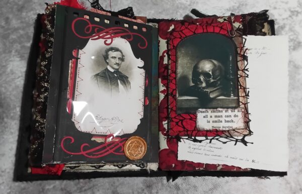 Journal spared with gothic style tags