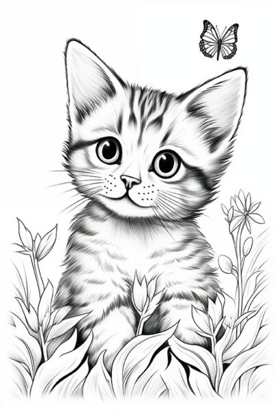 12 Cute Coloring Pages! - The Graphics Fairy