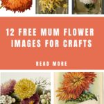 Mum Flowers Pin