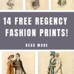 Regency Fashion Prints Pin