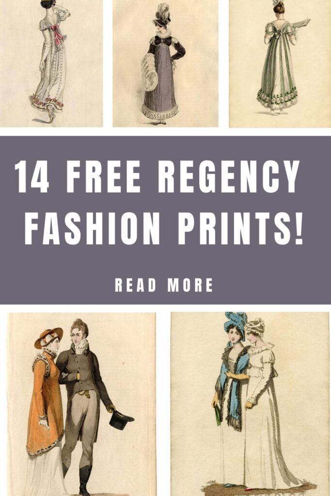 Regency Fashion Prints Pin