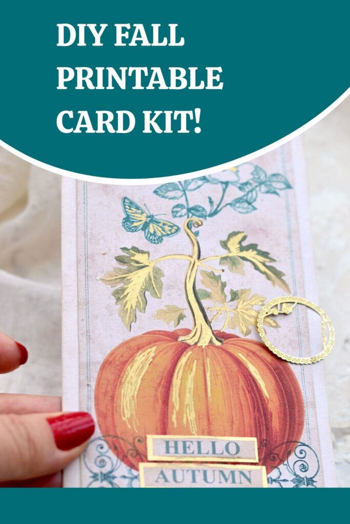 DIY Fall Printable Card Kit