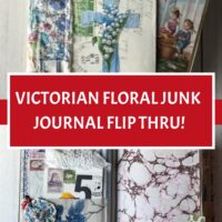 Victorian Floral Junk Journal Flip Thru