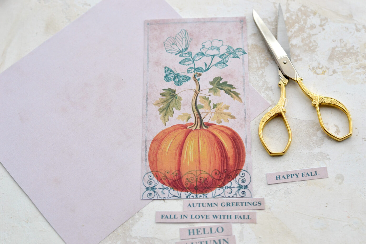 DIY Fall Card! - The Graphics Fairy