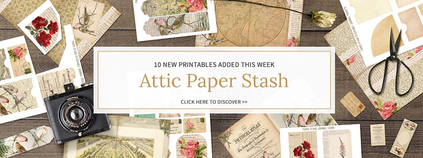 Attic Paper Stash Printables Image