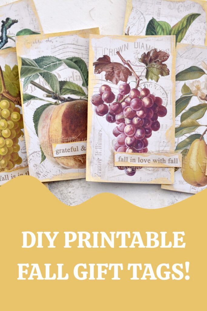 DIY Printable Fall Gift Tags