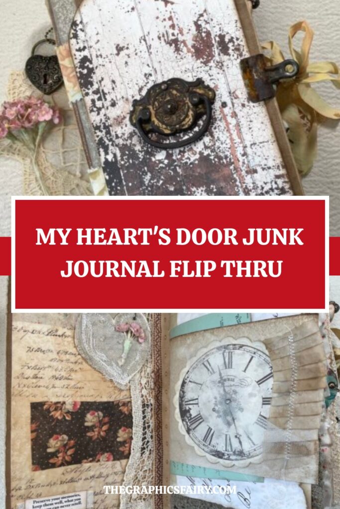 My Heart's Door Flip Thru Pin