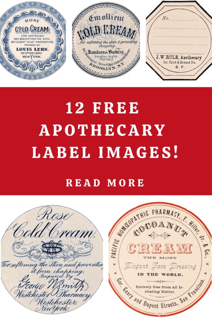 Apothecary Ephemera Pin