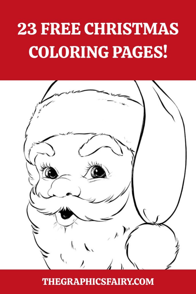 23 Free Christmas Coloring Pages