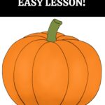 Easy Pumpkin Drawing