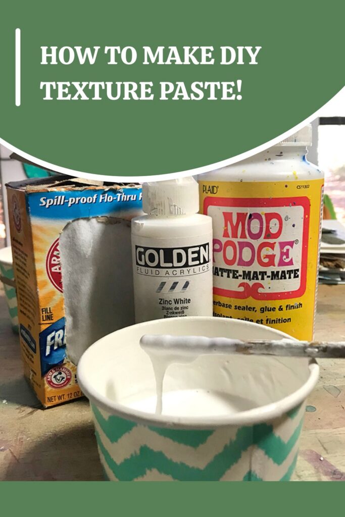 How to make diy texture paste