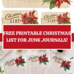 Printable Holiday List pin