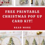 Printable Pop Up Christmas Card Kit