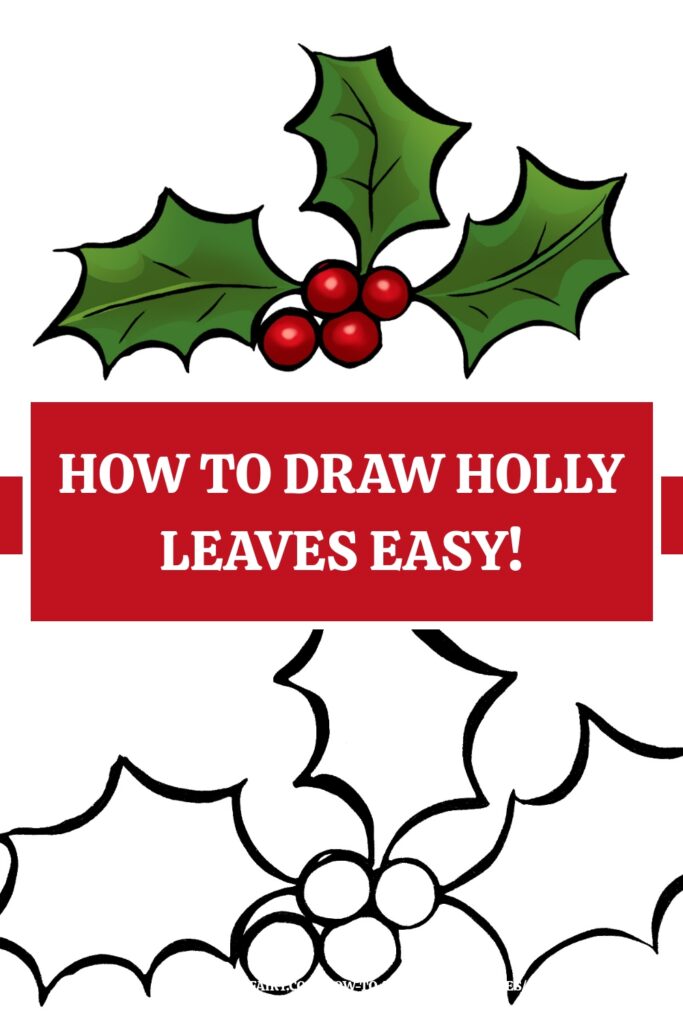 How to Draw Holly Pin