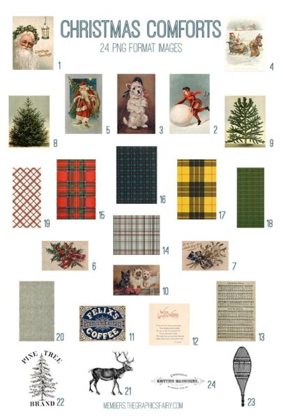 Christmas Comforts Image list