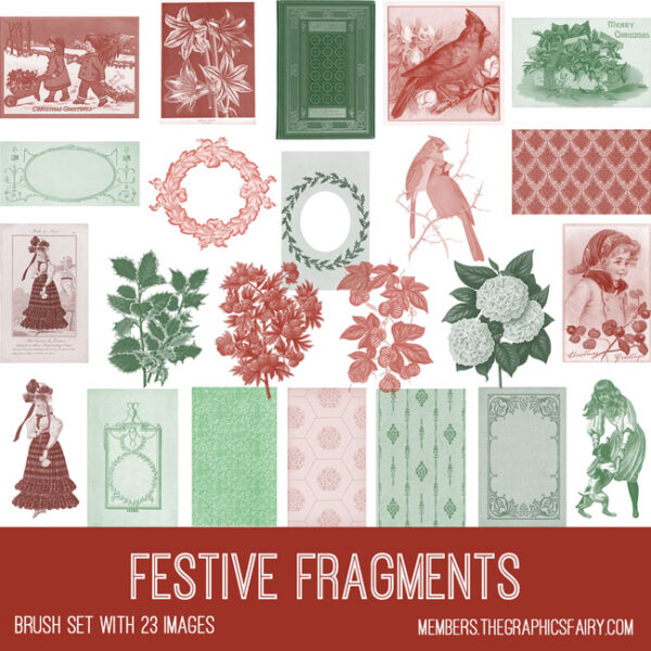 Festive Fragments brushes