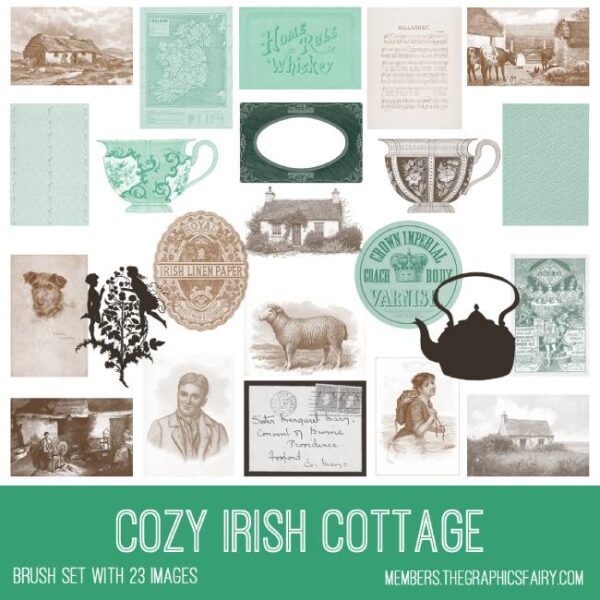Cozy Irish Cottage brush