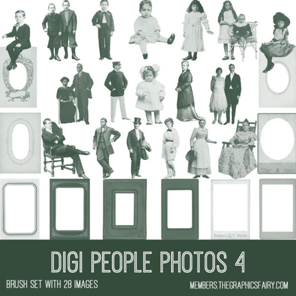 Digi People Photos 4 brushes