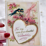 gold foil valentine's card