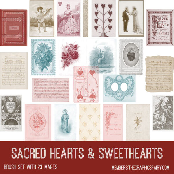 Sacred Hearts & Sweethearts brushes