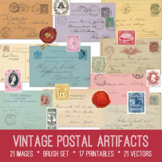 Vintage Postal Artifacts bundle