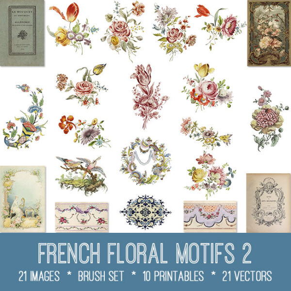 French Floral Motifs 2 Kit