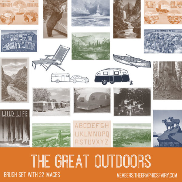 The Great Outdoors brushes