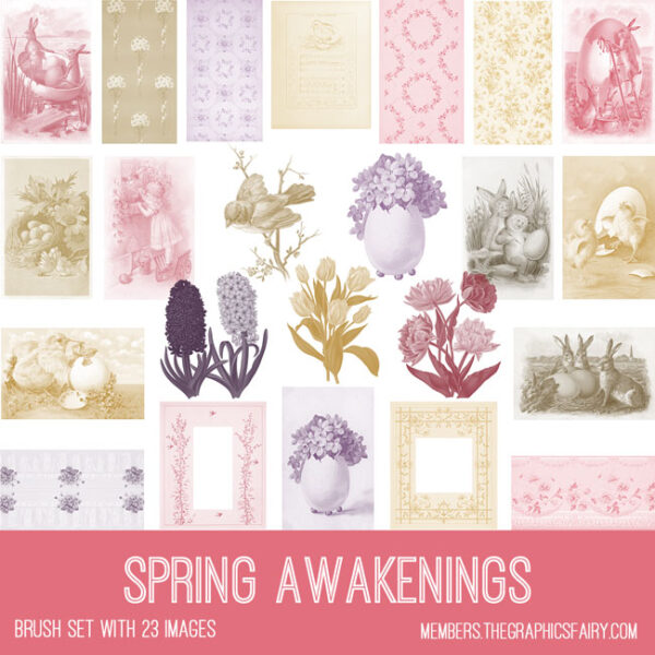 Spring Awakenings brushes