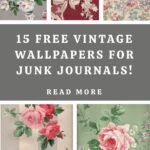 Free Vintage Wallpapers for Junk Journals