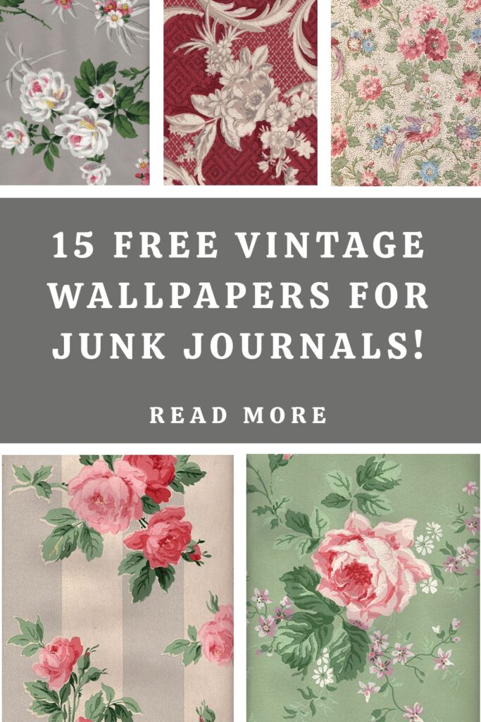 Free Vintage Wallpapers for Junk Journals