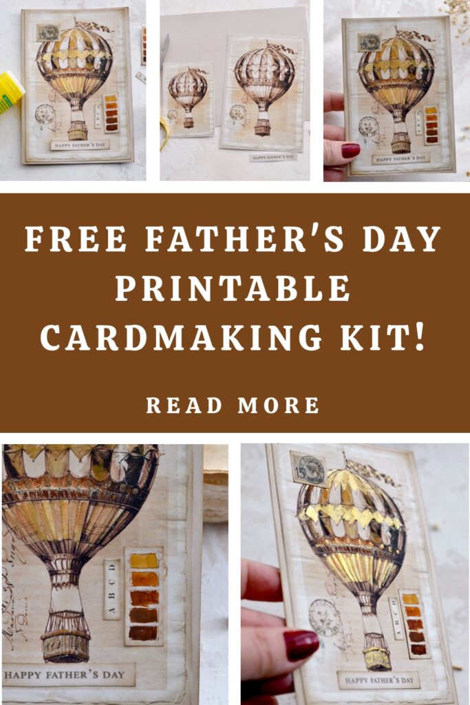 Free Father's Day Cardmaking Kit to Print