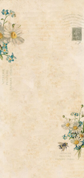 vintage summer iphone wallpaper with vintage daisies