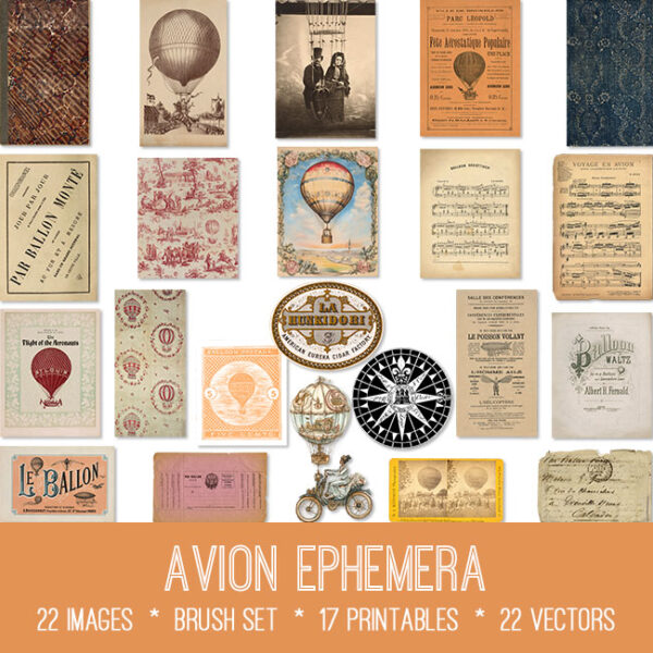 Avion Ephemera Kit