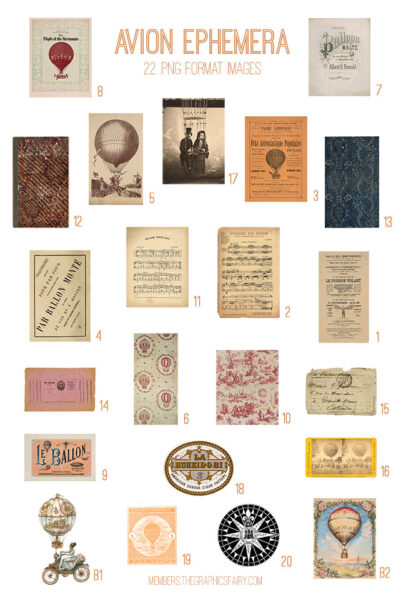 Avion Ephemera image list