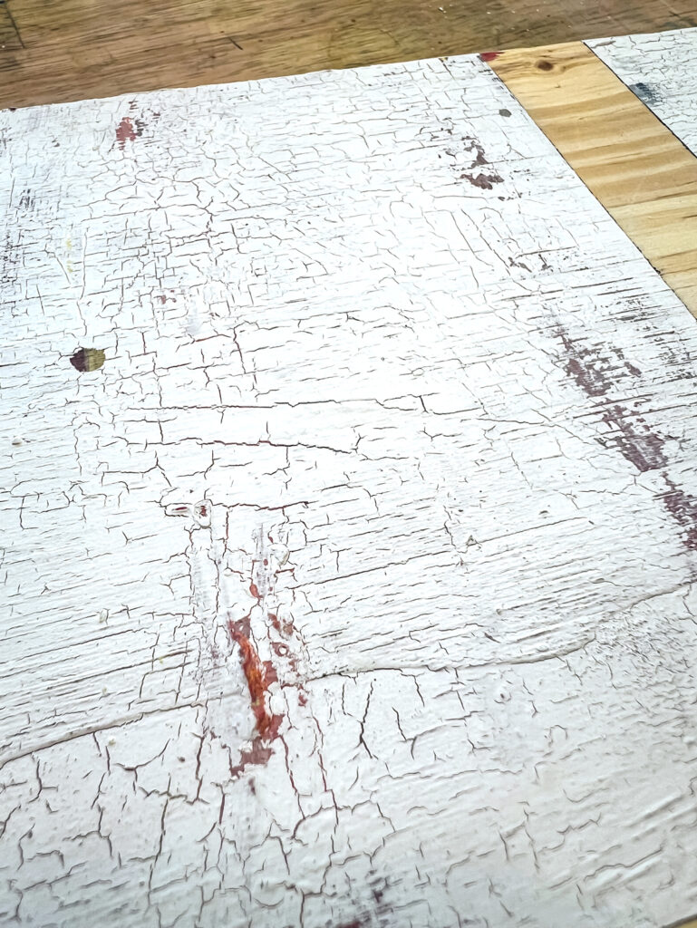 Crackle on Acrylic Sample