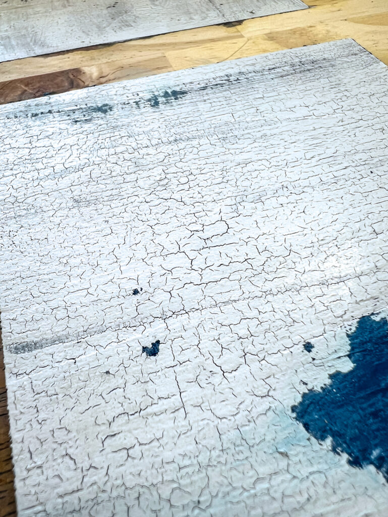 Crackle on Chalk Paint Sample